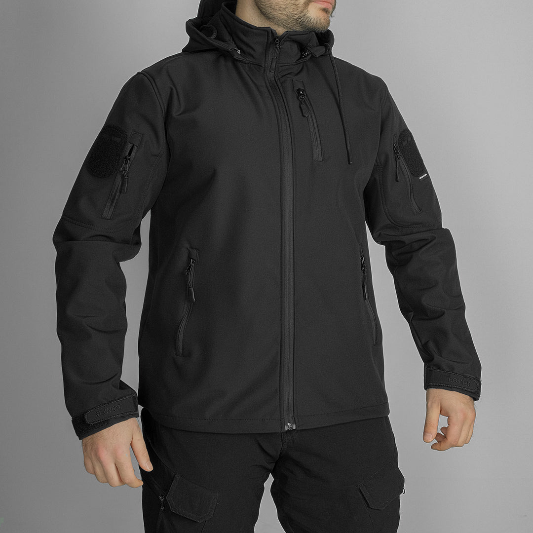 Rapkolt Softshell Siyah Taktikal Ceket